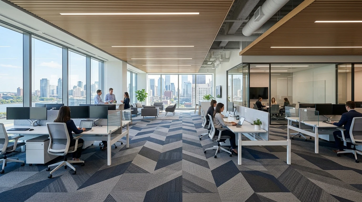 Karpet Tiles Modular Kantor di Gresik - Alhijaz Carpet Karpet Tiles Modular Kantor di Gresik - Alhijaz Carpet